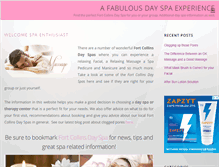 Tablet Screenshot of fortcollinsdayspa.com